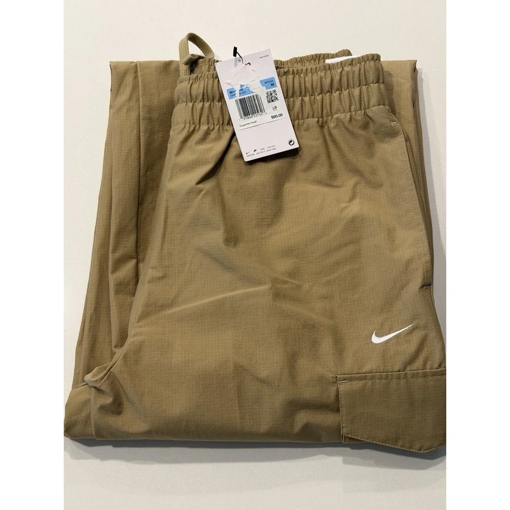 Nike Everything Wovens Cargo Pants Parachute Beige HM6976-297 Womens M NWT